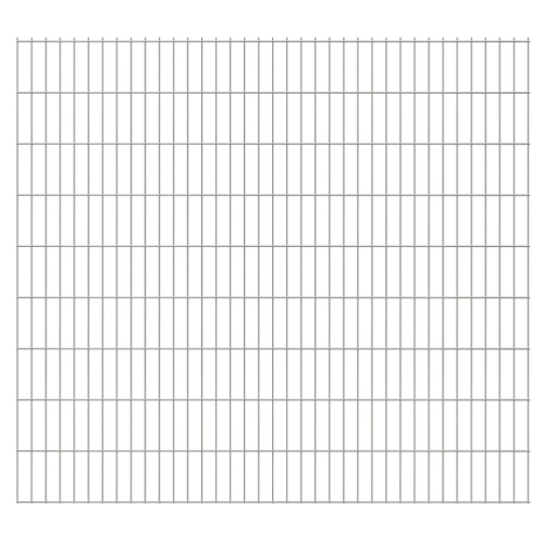 

2 D Fence Panels for garden 2008 x 1830 mm 44 m Silver