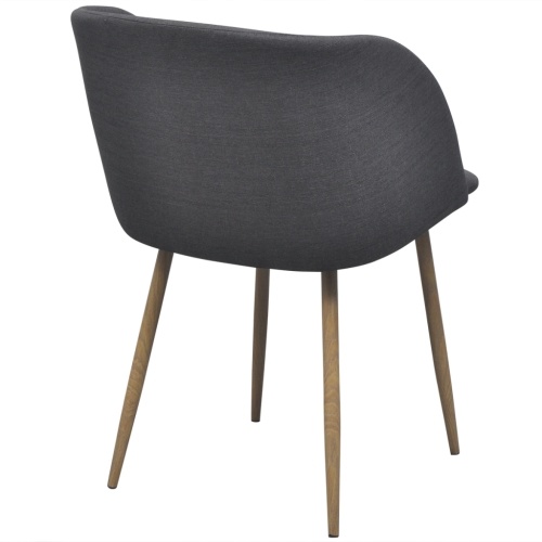 

6-Piece Dark Gray Dining Chairs
