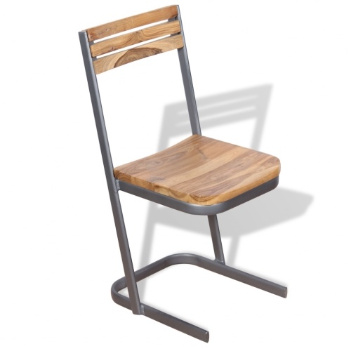 

4-Piece Обеденные стулья Solid Teak Wood