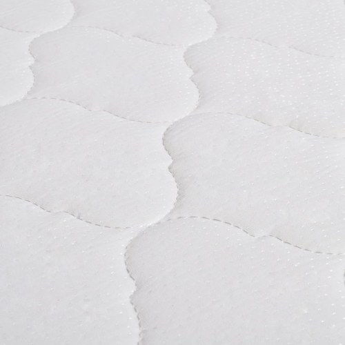 

Memory foam bed and mattress 180cm Artificial leather White