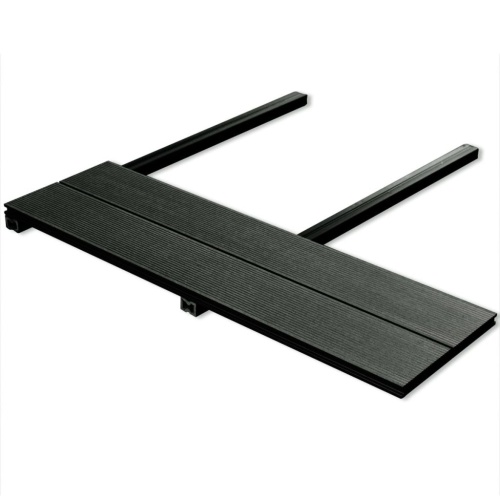 

WPC terrace panels with accessories 20m² 2.2m Anthracite