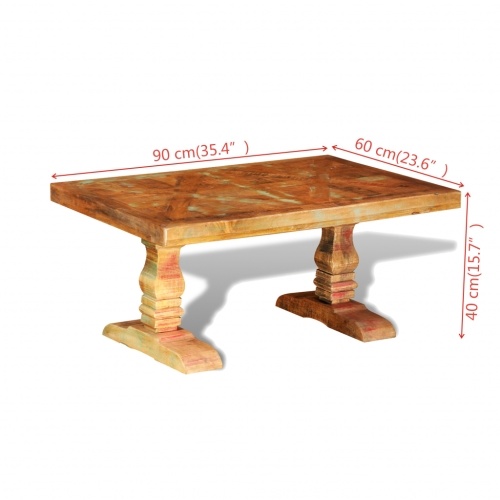 

Reclaimed Solid Wood Coffee Table Antique-style