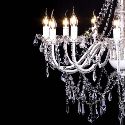 

Chandelier White 32"x30"