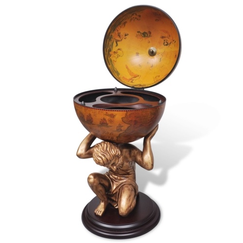 

Globe Bar/Wine Cabinet Atlas 16.5"x16.5"x33.5"