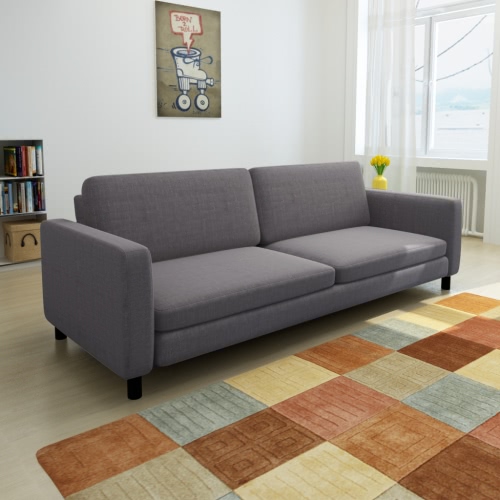 Dark Gray 3-Seater Sofa