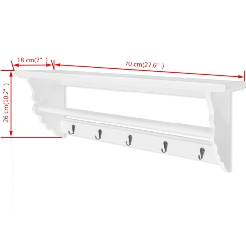 

Пальто стойки MDF Белый стиль барокко