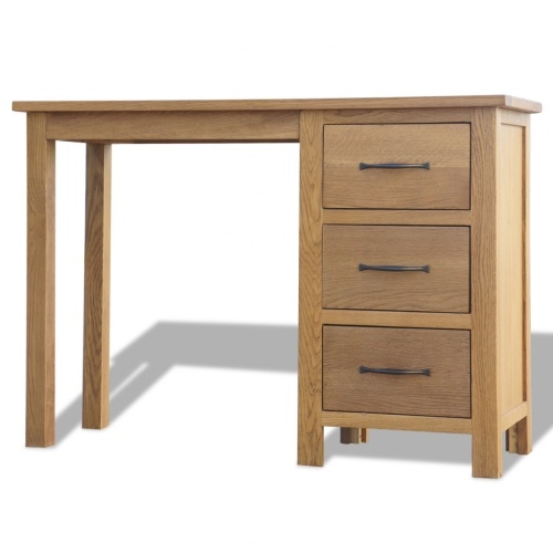 

Desk with 3 drawers 106x40x75 cm oak