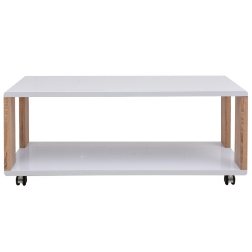 

White high gloss coffee table