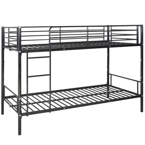 Structure of bunk for children 200x90 cm black metal