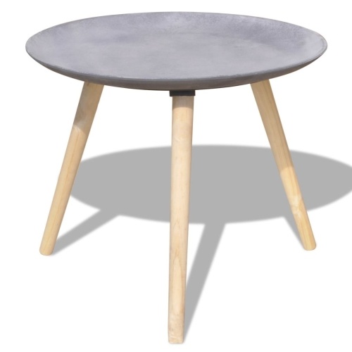 

2uds in September. Coffee Table / Side Table 55 cm & 44 cm Concrete Grey