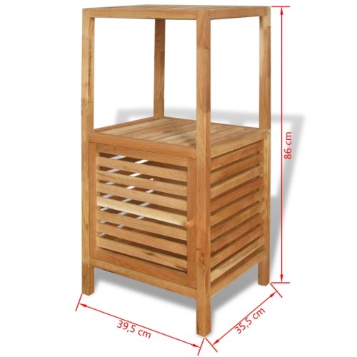 

Walnut bathroom shelf 39.5x35.5x86 cm
