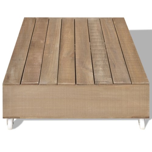 

Brown coffee table solid wood