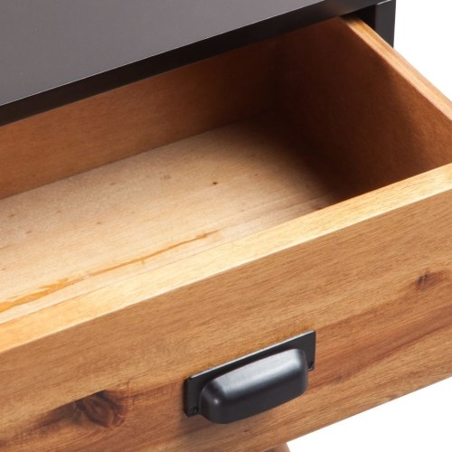 

Solid acacia wood bedside table 40x30x58 cm