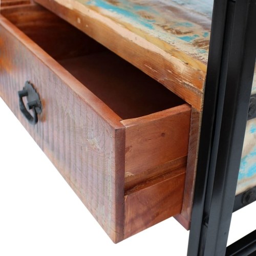 Mobili per TV realizzati in legno massello riciclato