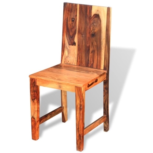 

Wooden dining chairs sheesham 2 units