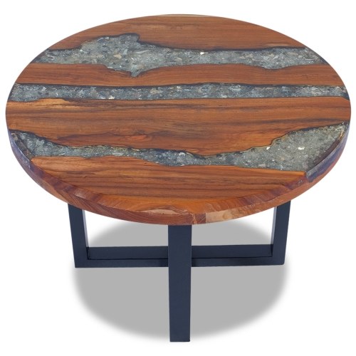 

Teak resin coffee table 60 cm
