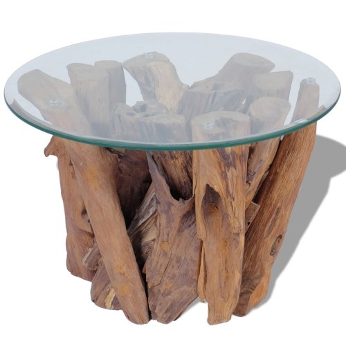  Solid teak coffee table 60 cm