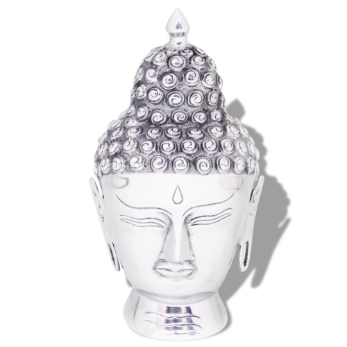 

Buddha Head Decoration Aluminum Silver