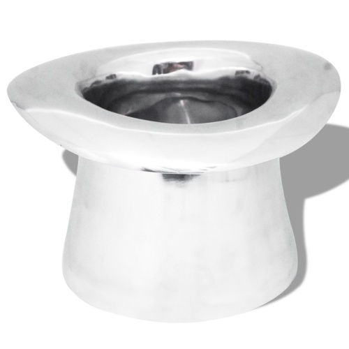 

Champagne Cooler Hat Shape Aluminum Silver