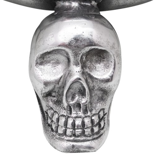 

Fruit Basket with Skull Feet Aluminum Silver