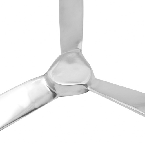 

Wall-Mounted Propeller Aluminum Silver 27.6"