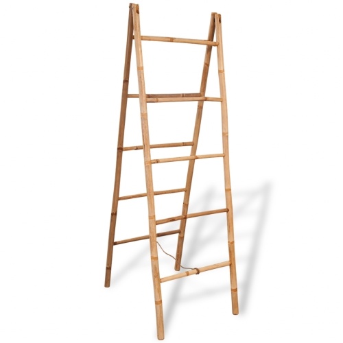 

Double towel rail with 5 steps bamboo 50x160 cm
