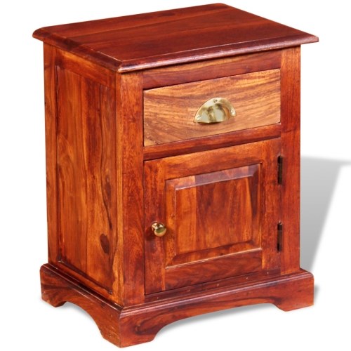 

Bedside table 40x30x50 cm solid sheesham wood