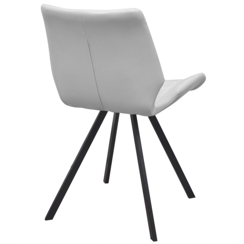 

Dining Chairs 2 pcs Artificial Leather White