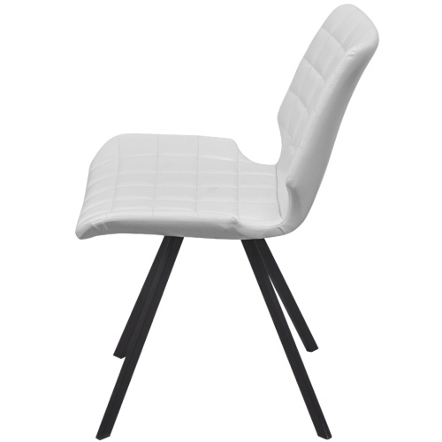 

Dining Chairs 4 pcs Artificial Leather White