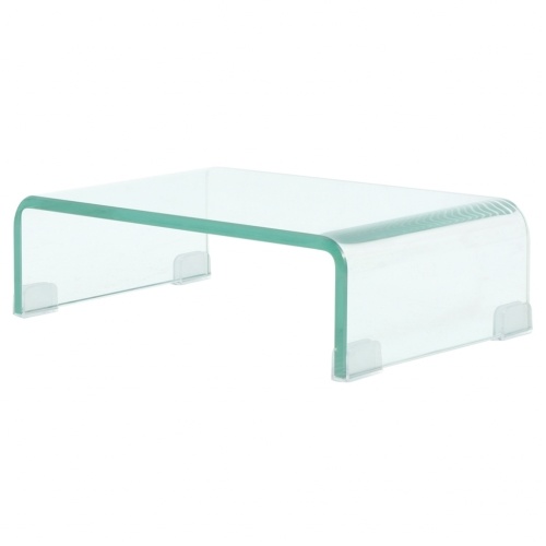 

TV stand / Elevator clear crystal monitor 40x25x11 cm