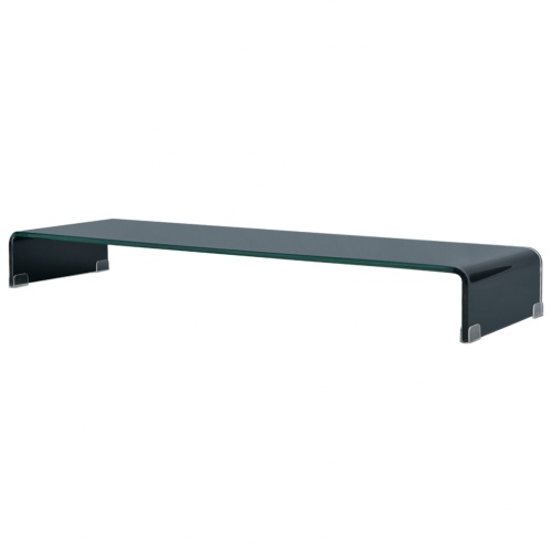 

TV stand / Elevator black crystal monitor 110x30x13 cm