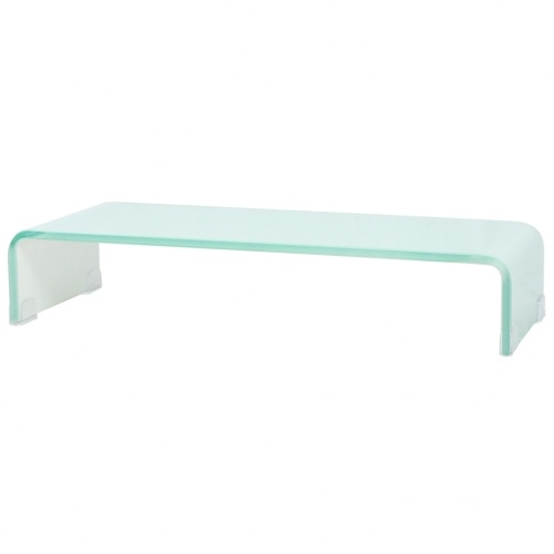 

TV stand / Elevator white crystal monitor 60x25x11 cm