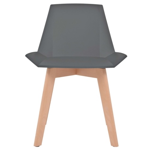 

Modern dining chairs 2 gray units