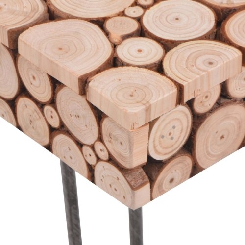 

Genuine wooden side table 47x47x44,5 cm