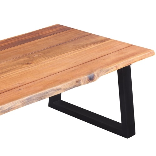 

Solid acacia wood coffee table 110x60x40 cm