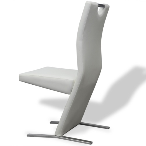 

Dining Chairs 4 pcs. Synthetic Leather White