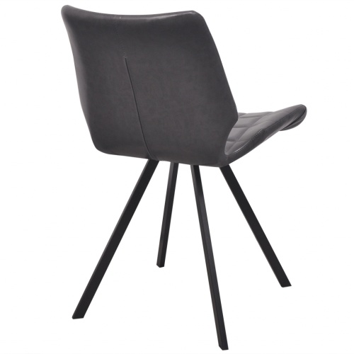 

Dining Chairs 6 pcs Artificial Leather Gray
