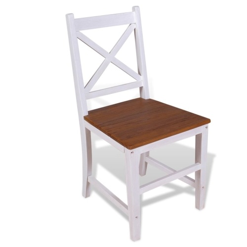 Dining chairs 6 units solid teak and mahogany