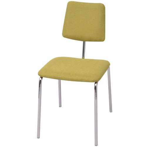 

Green fabric table chair