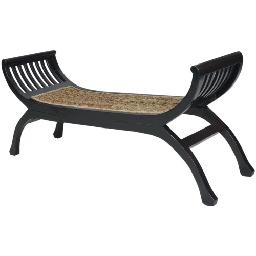 

Brown Abaca Bench
