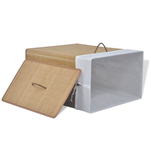 

linen basket in Bamboo Rectangular Natural