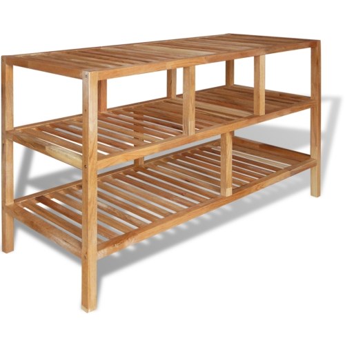

Орех Деревянная полка для ванной 100x40x65 см