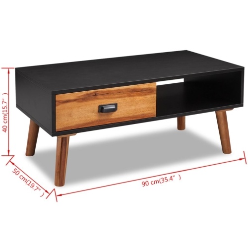 

Acacia из натурального дерева Журнальный столик 90x50x40 см