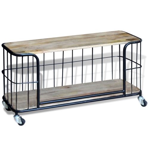 

TV Stand in Solid Wood of Mango 100x40x45 cm