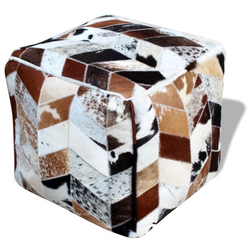 

Натуральная кожа Пуф Площадь 45x45x45 см Многоцветный