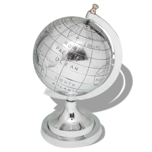 

Globe Silver Aluminum Stand 35 cm