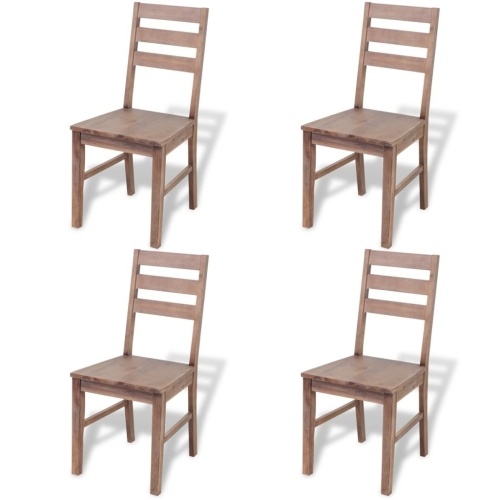 

Dining Chairs 4 pcs in Solid Wood Acacia 42x49x90 cm