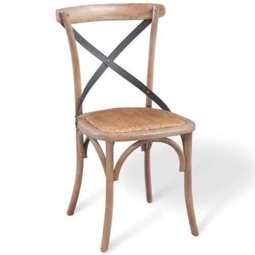 

1 Pc Chair Solid Oak Wood Dining Room 48x45x90 cm