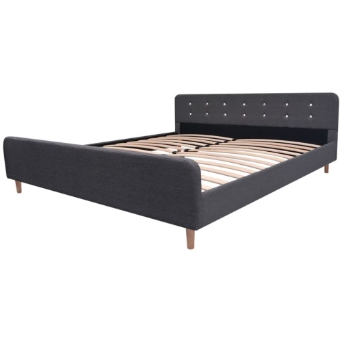 

180x200 cm bed frame. Dark Gray upholstery