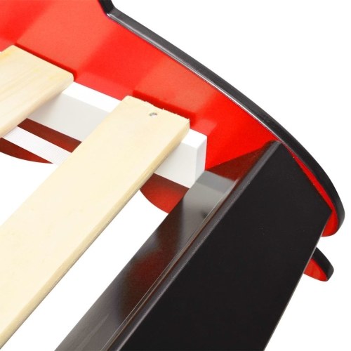 Bed with LED Lights for Child Racing Car 90x200 cm Red